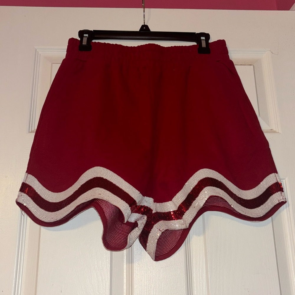 Queen of Sparkles Red Shorts